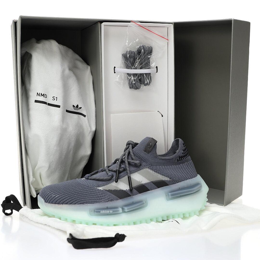 Adidas NMD S1 Grey Green Glow - Banlieue91