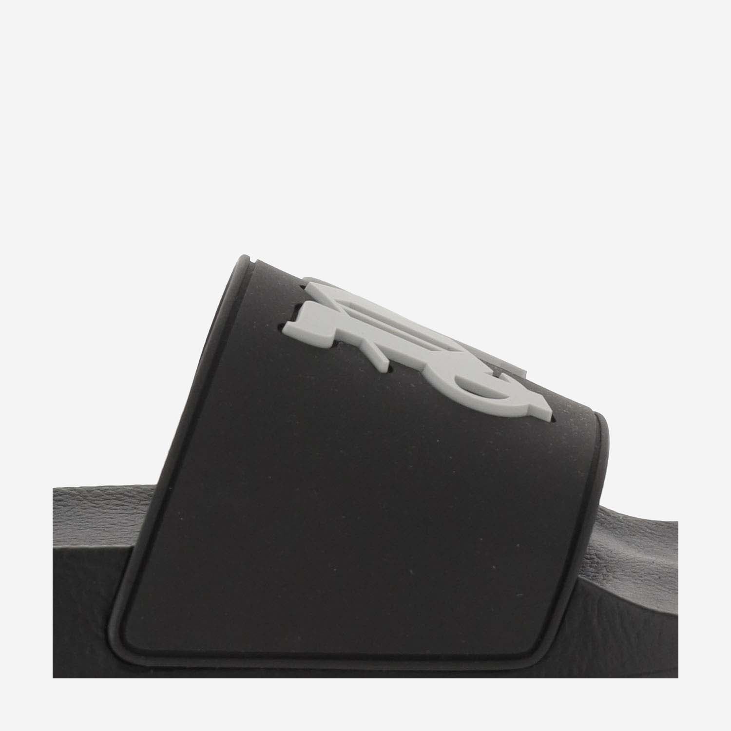 Palm Angels Rubber Sliders With Logo - Banlieue91 -