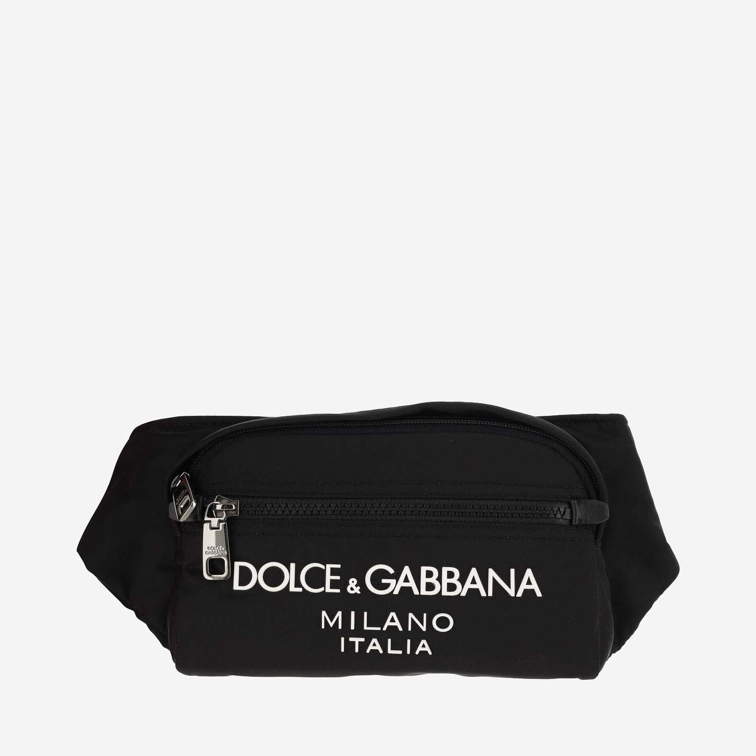 Dolce & Gabbana Small Nylon Pouch With Rubberized Logo - Banlieue91 -