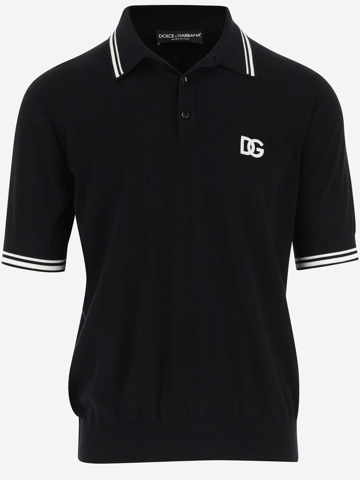 Dolce & Gabbana Cotton Polo Shirt With Logo - Banlieue91 -