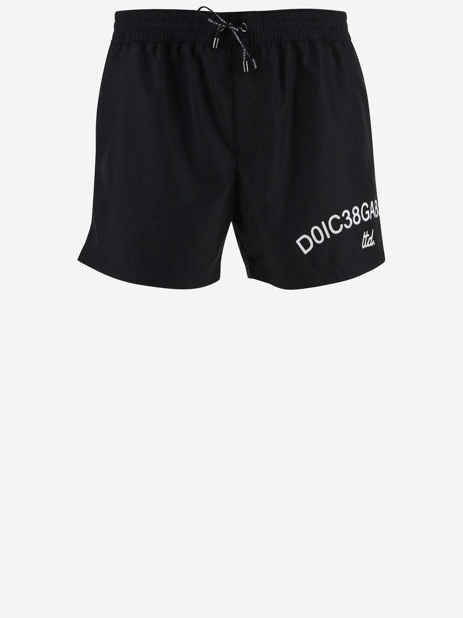 Dolce & Gabbana Nylon Swimsuit With Logo - Banlieue91 -