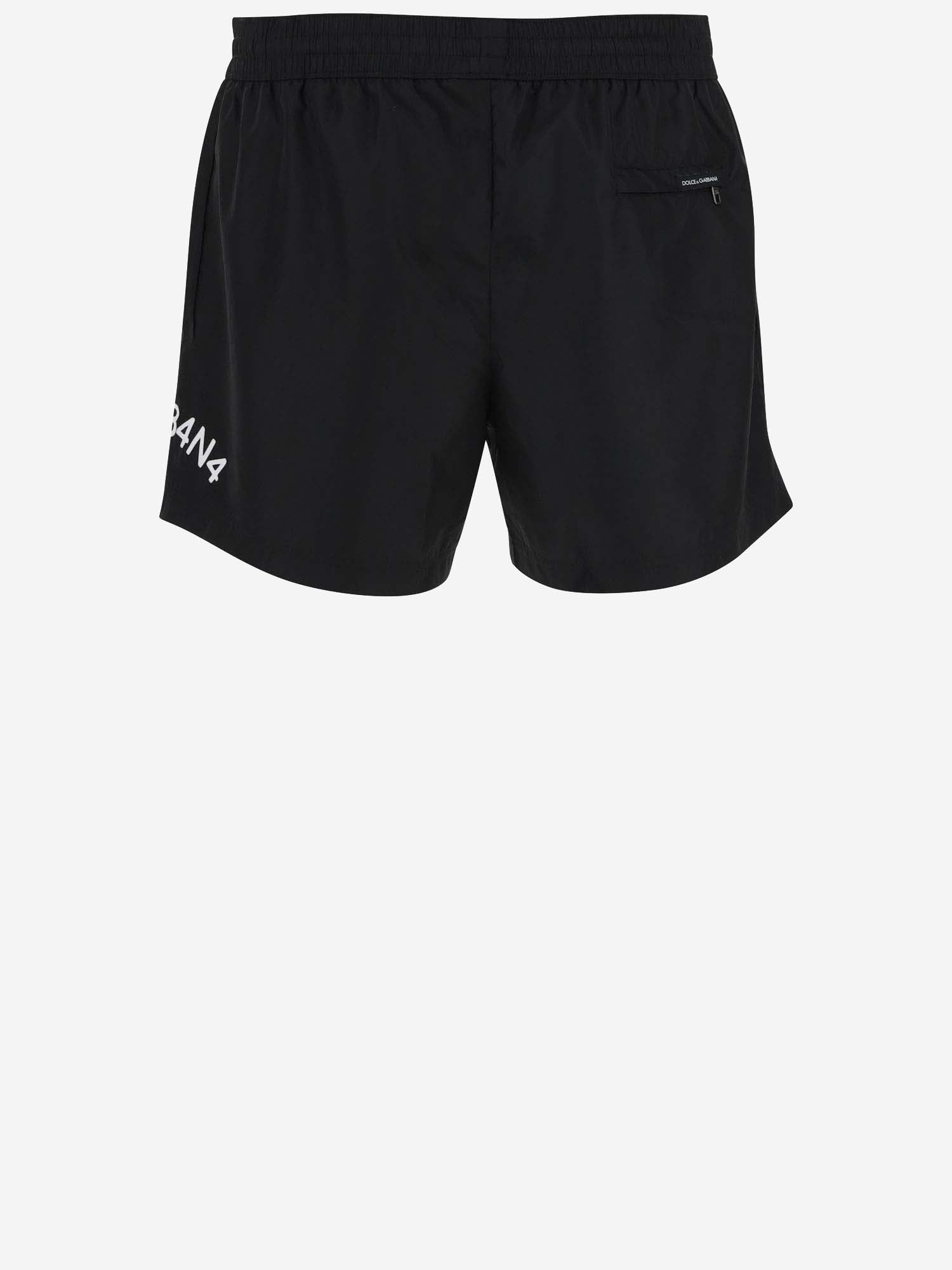 Dolce & Gabbana Nylon Swimsuit With Logo - Banlieue91 -