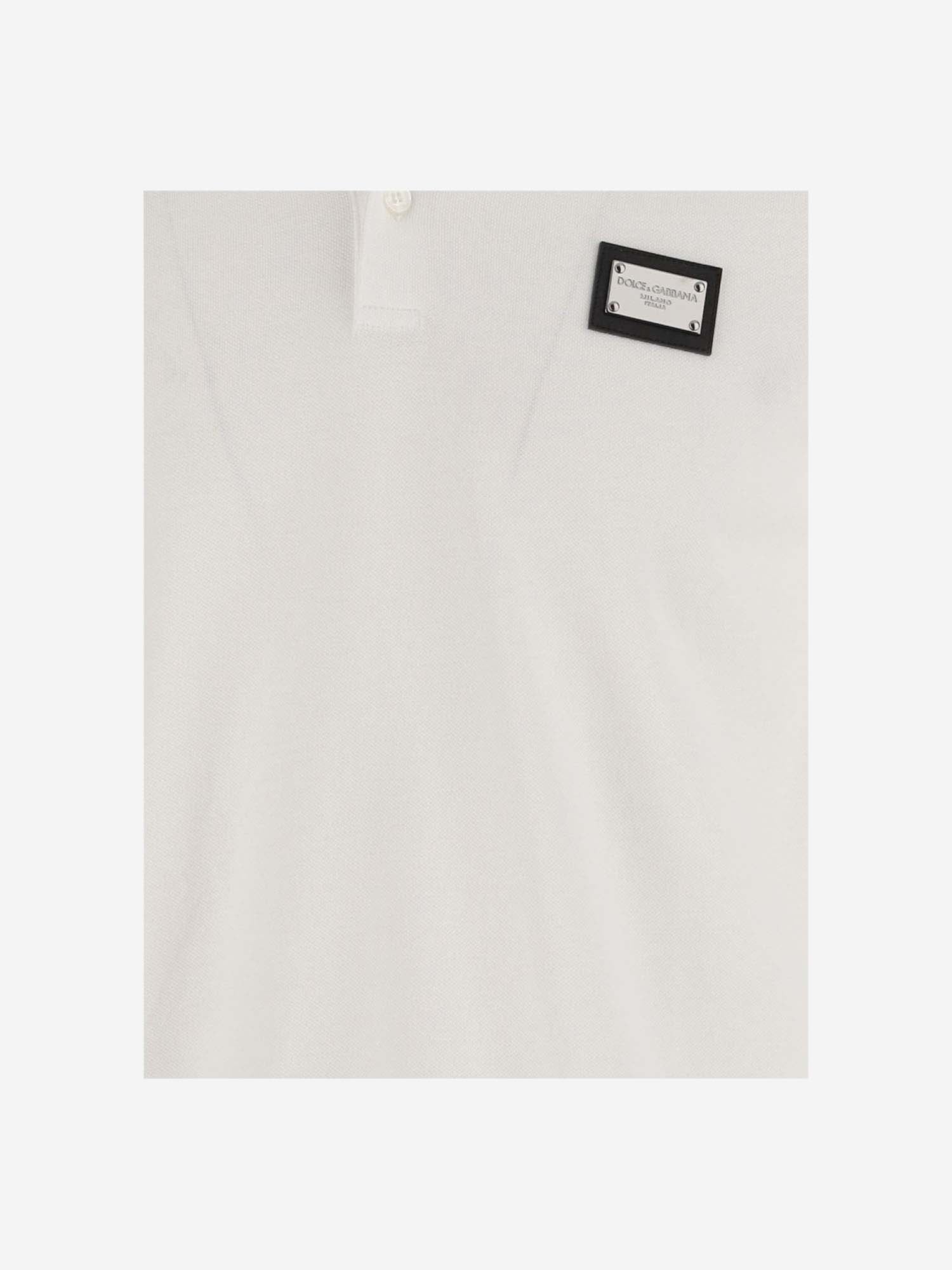 Dolce & Gabbana Cotton Polo Shirt With Logo - Banlieue91 -