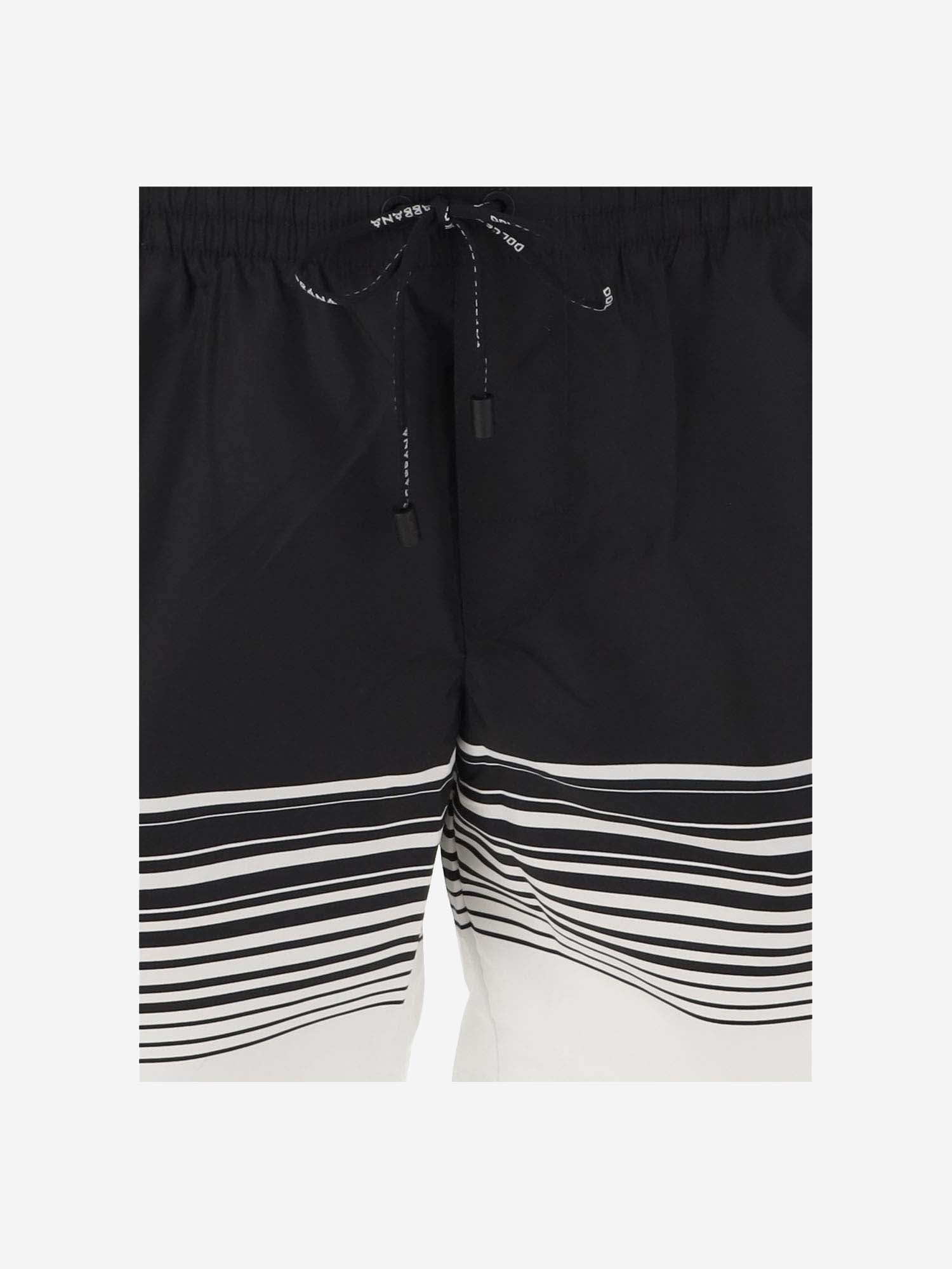 Dolce & Gabbana Nylon Swimsuit With Logo - Banlieue91 -