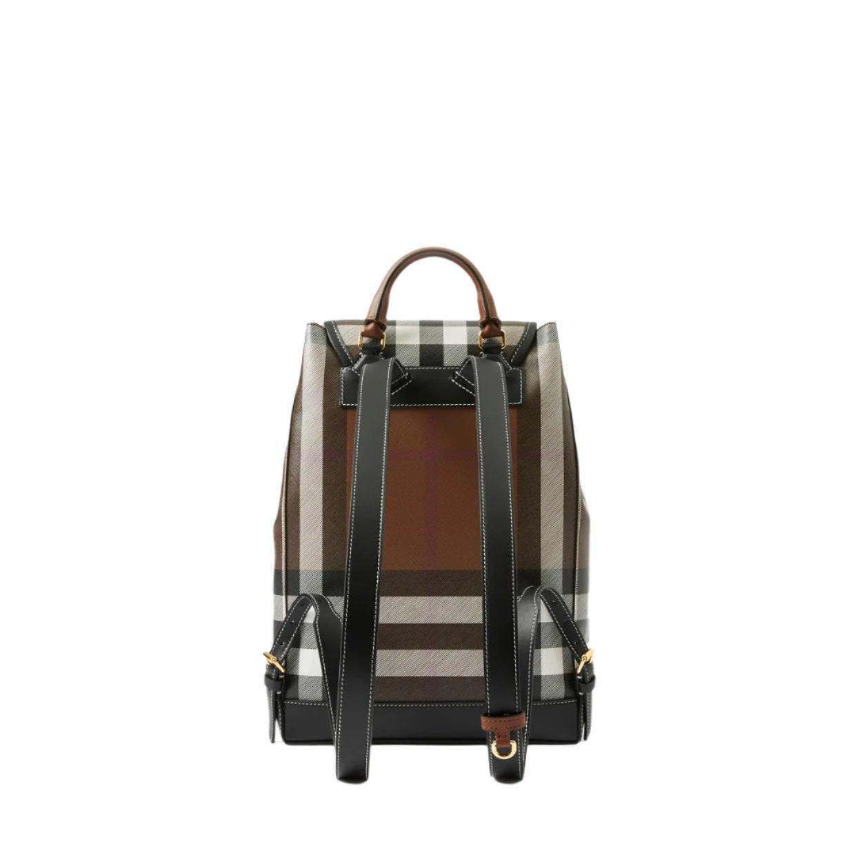 Burberry Medium Check Coated Canvas Backpack - Banlieue91