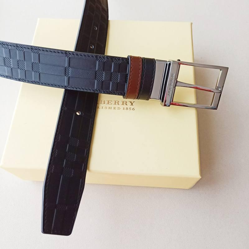 Burberry Leather Vintage Belt 'Black' - Banlieue91