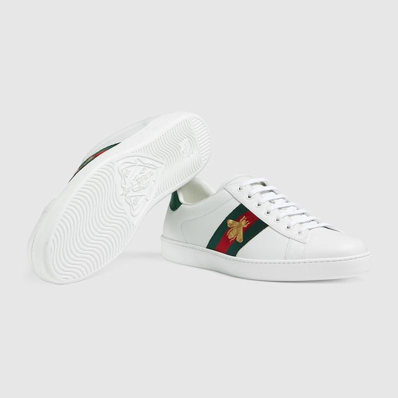Gucci Ace GG Supreme Sneakers with Embroidered Bee - Banlieue91