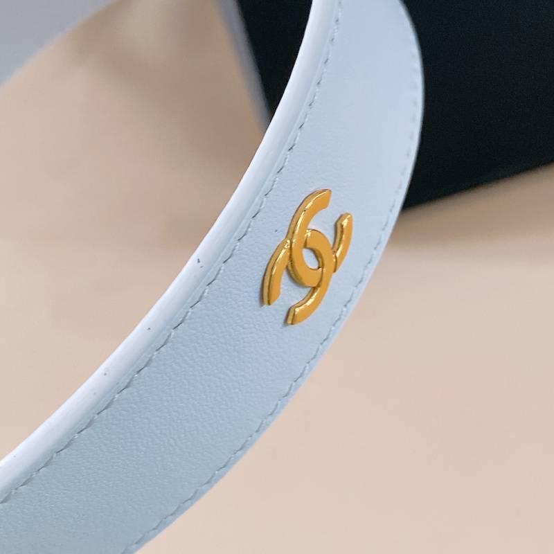 Chanel Women Logo Banding Belt 'White' - Banlieue91