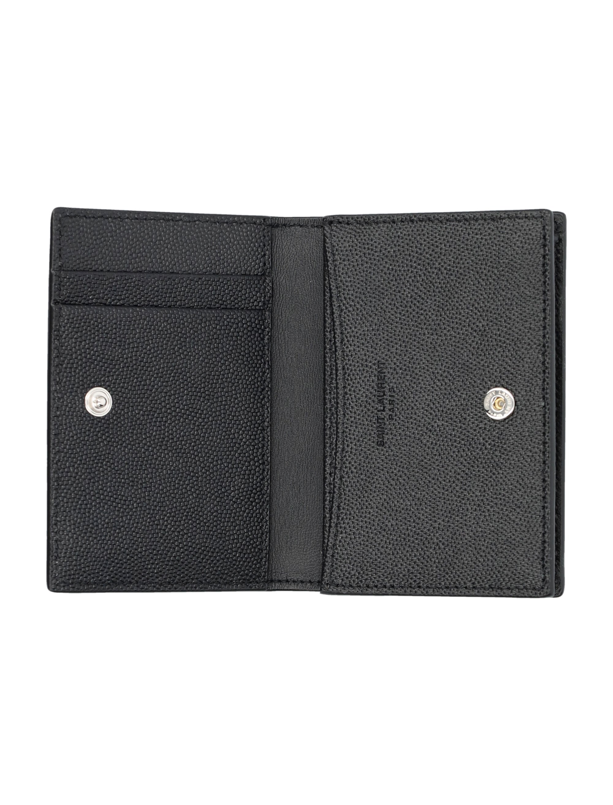 SAINT LAURENT Mini Flap Card Holder - Banlieue91 -
