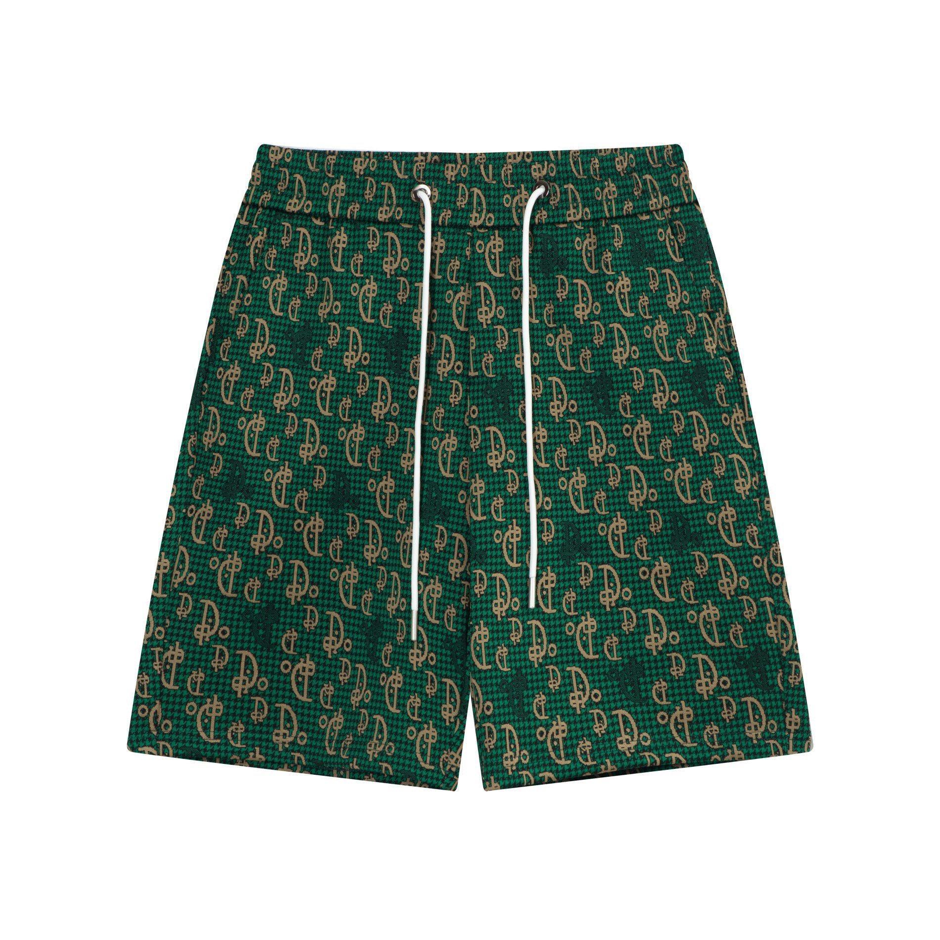 Dior Knit Basketball Shorts 'Green' - Banlieue91
