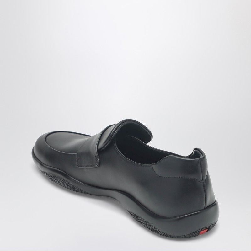 PRADA Classic Leather Toblach Loafers for Men - Banlieue91 -