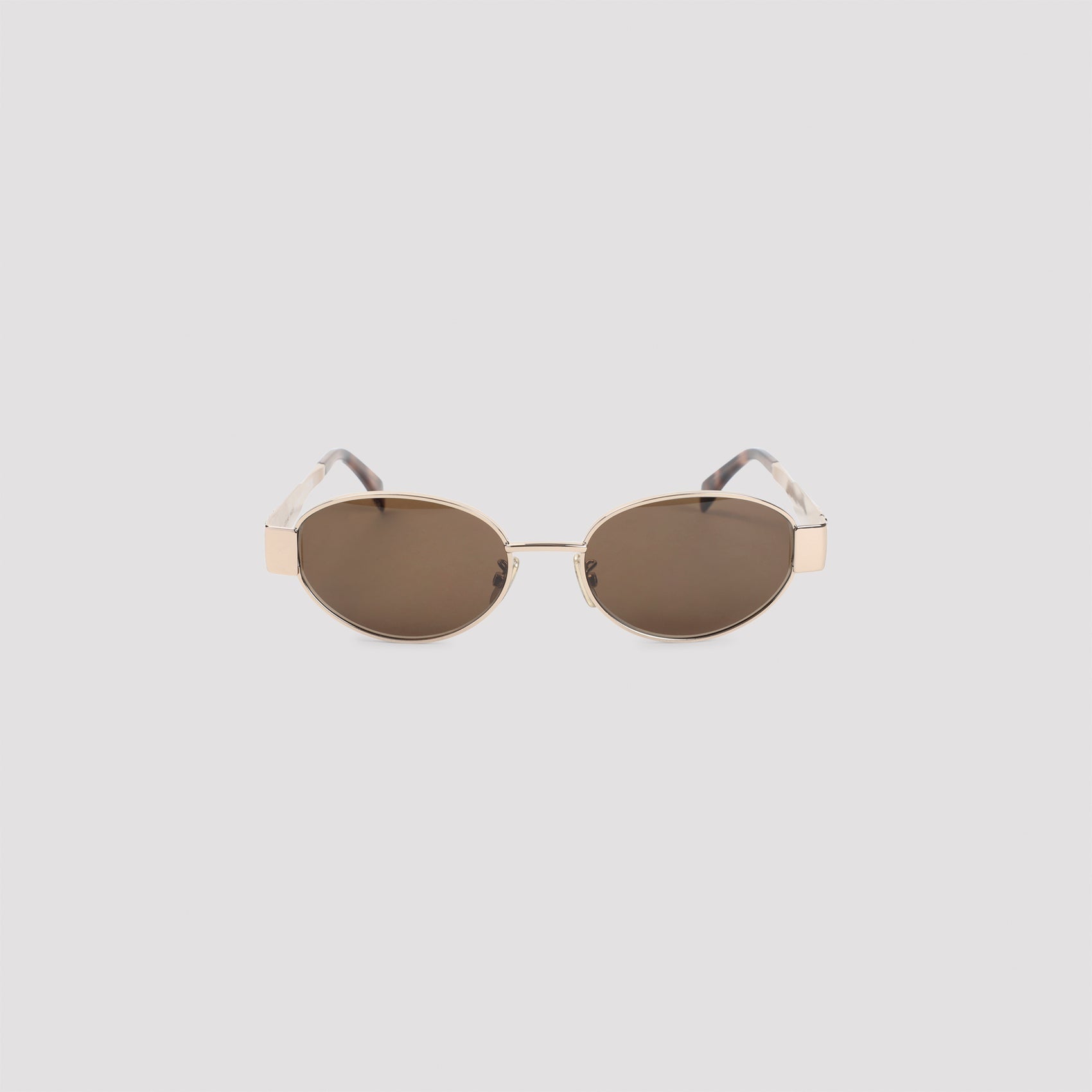 CELINE Triomphe 01 Oval Metal Sunglasses - Banlieue91 -