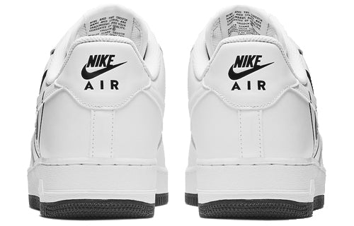 Nike Air Force 1 Low 'Have a Nike Day - White' displayed from the side highlighting its classic silhouette and playful branding.