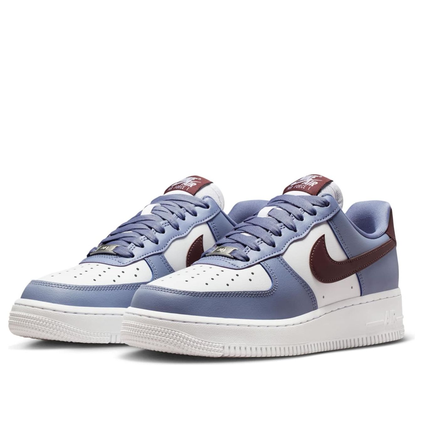 Nike Air Force 1 Low 'Diffused Blue' on a clean background, highlighting its trendy color scheme and streetwear appeal.