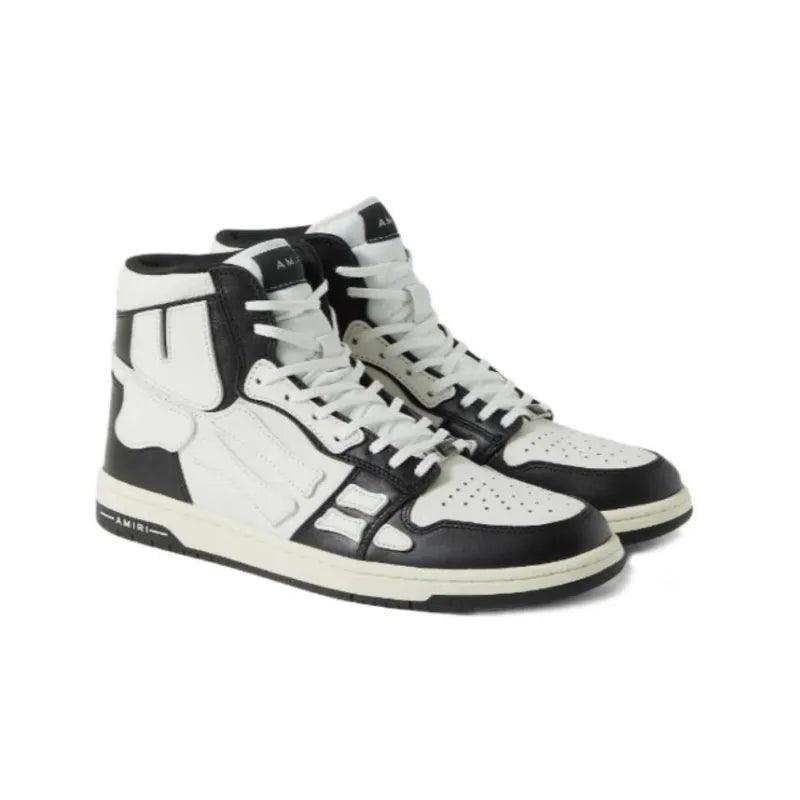 AMIRI Skel Top High 'White Black' - Banlieue91 -