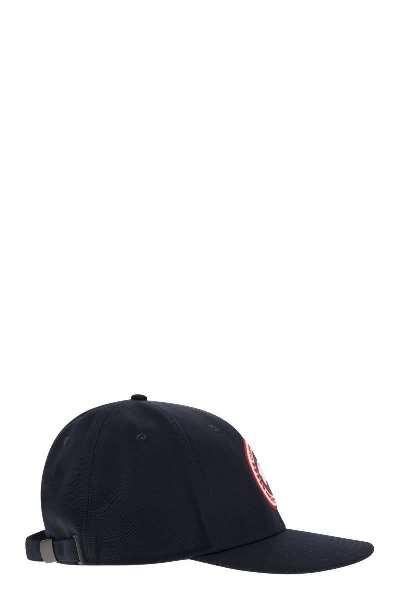 CANADA GOOSE Classic Logo Patch Baseball Hat - Banlieue91 -