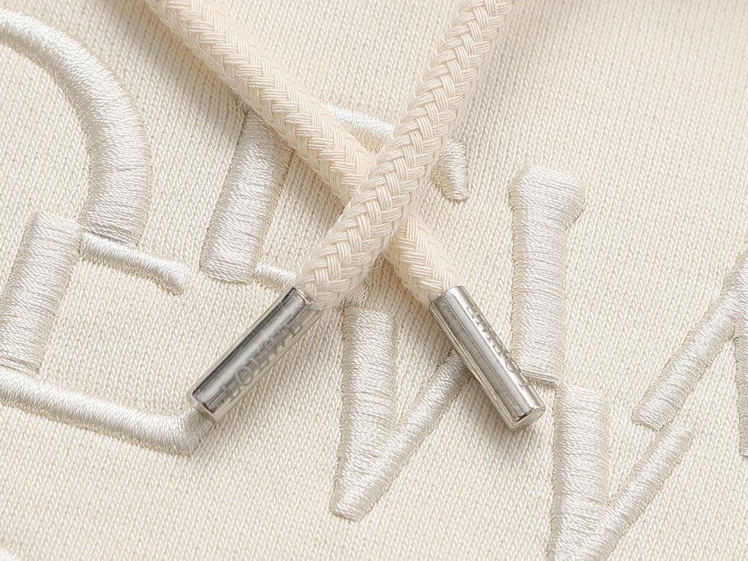 Loewe Relaxed fit hoodie in cotton Beige - Banlieue91