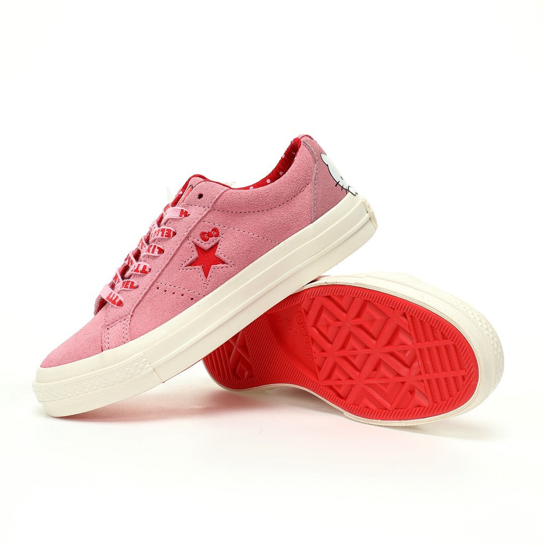 Hello Kitty x Converse One Star Suede Low "Prism Pink" - Banlieue91