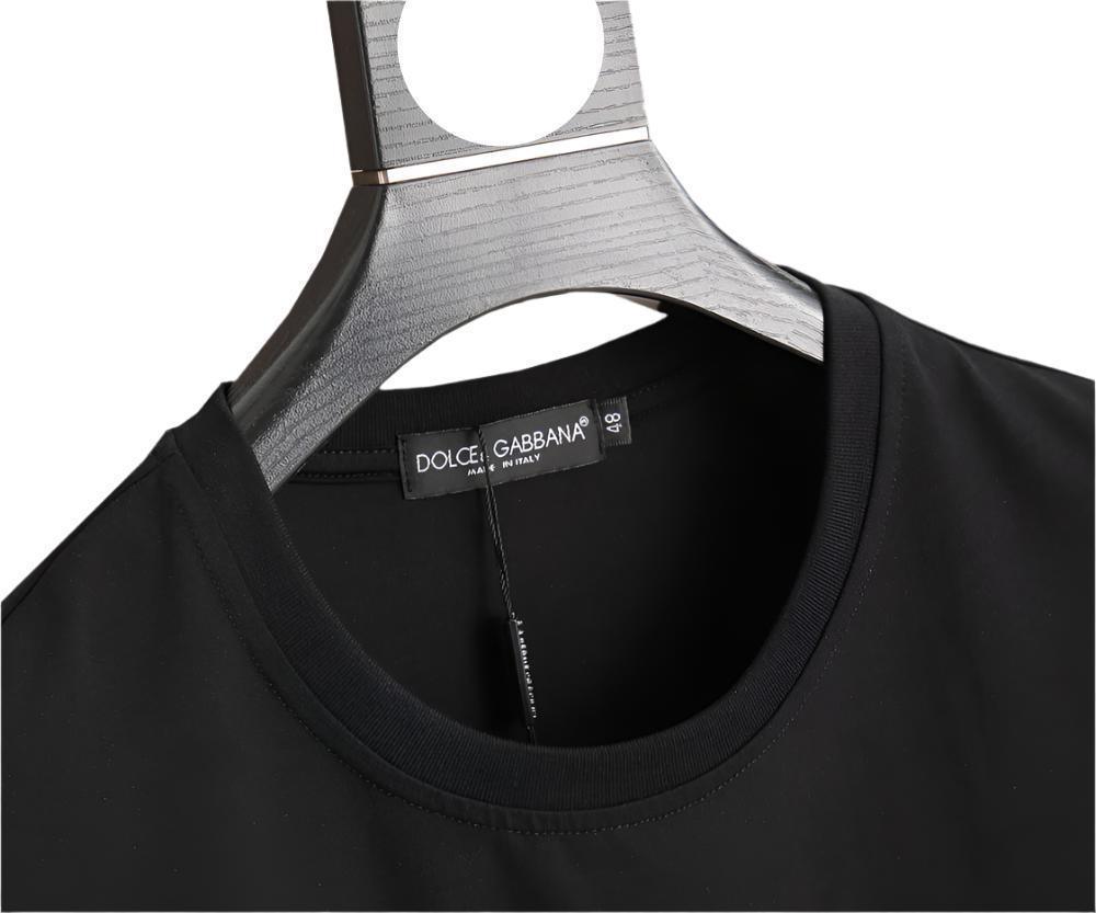 Dolce & Gabbana T-Shirt Without Collar 'Black & White' - Banlieue91