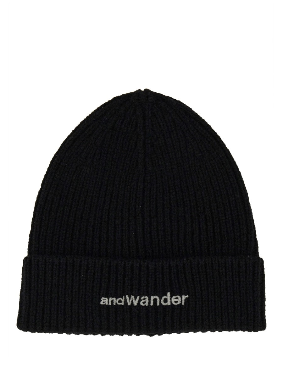 AND WANDER Beanie Hat with Logo - Banlieue91 -