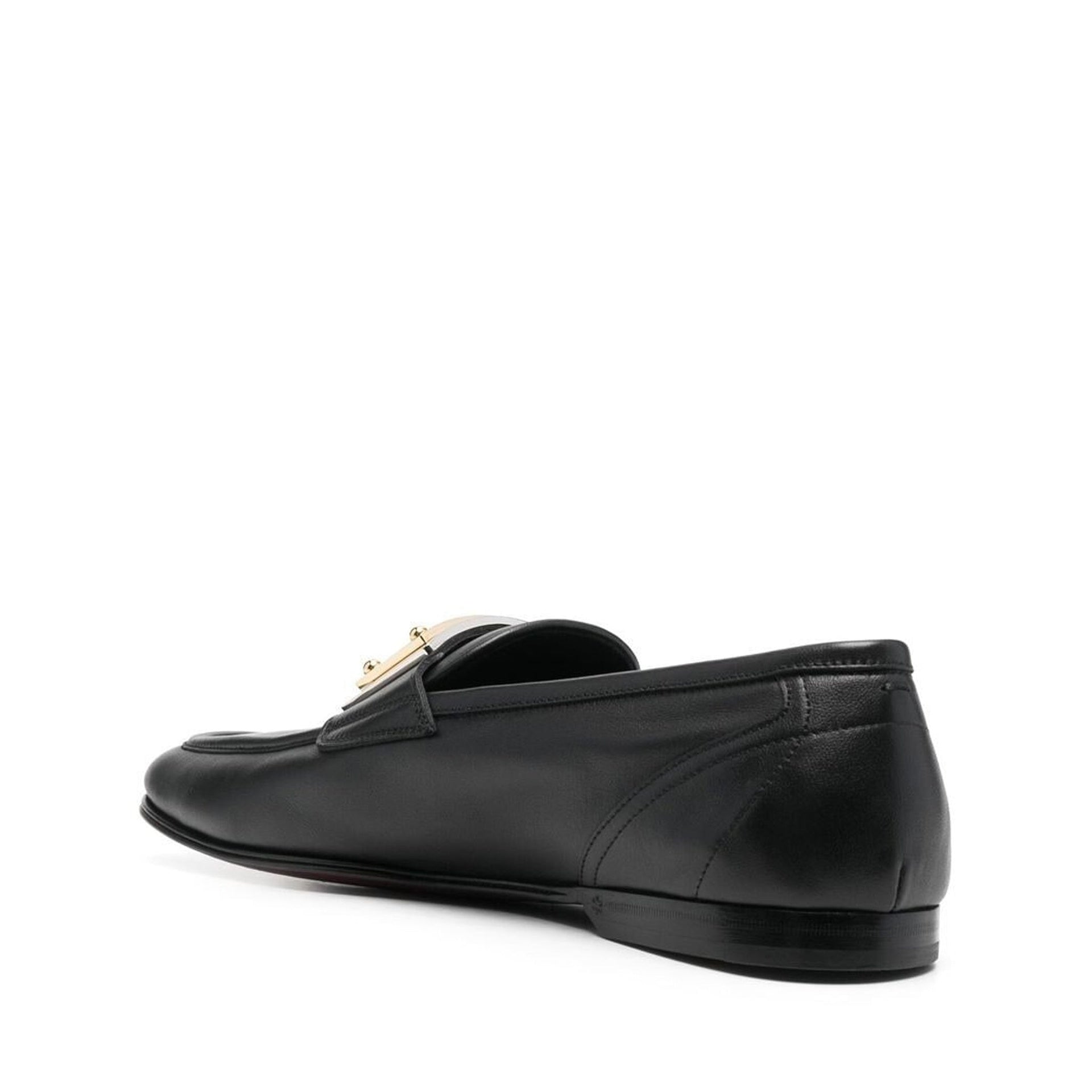 Dolce & Gabbana Leather Logo Loafers - Banlieue91 -