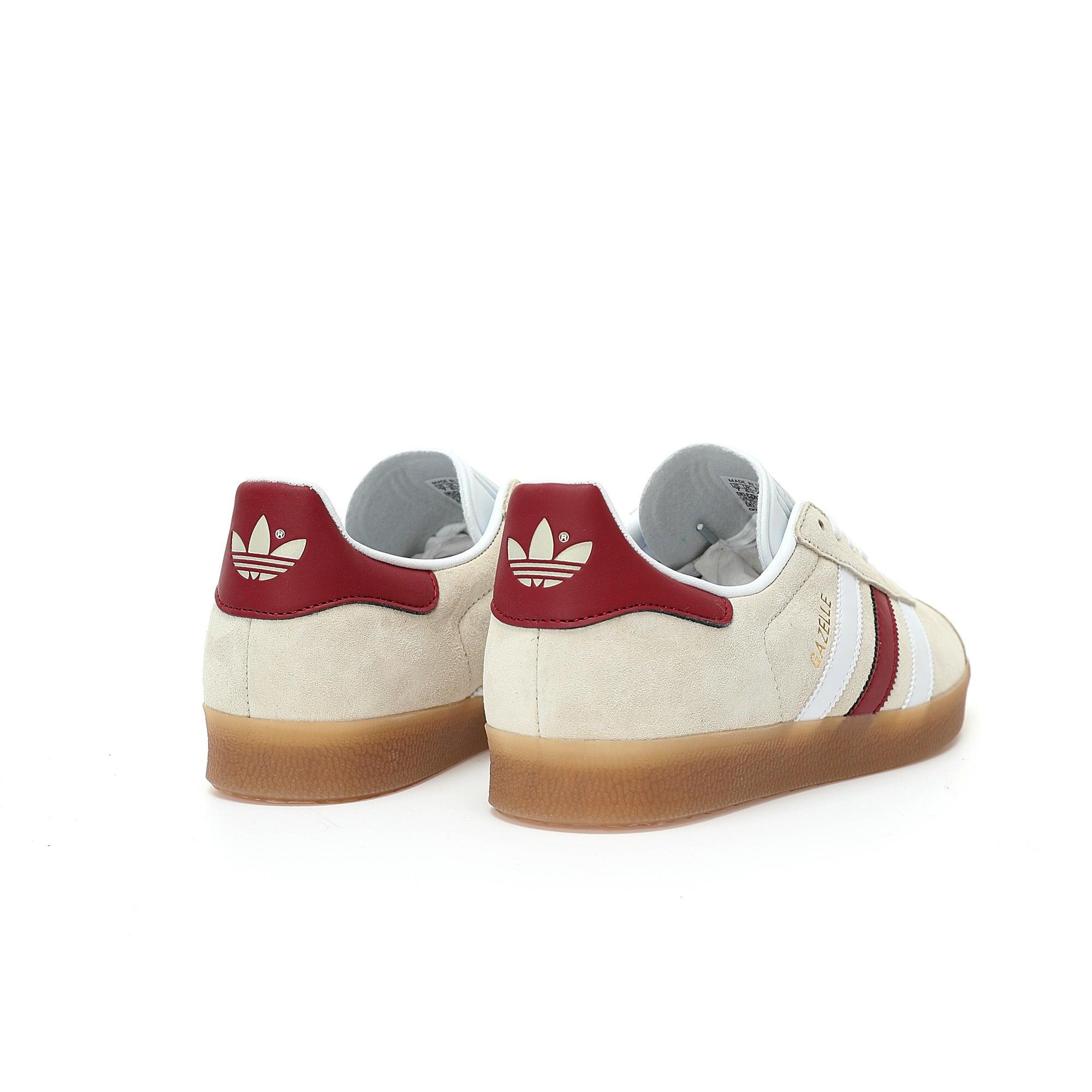 Adidas Originals Gazelle Indoor 'Aluminum Collegiate Burgundy' - Banlieue91 -