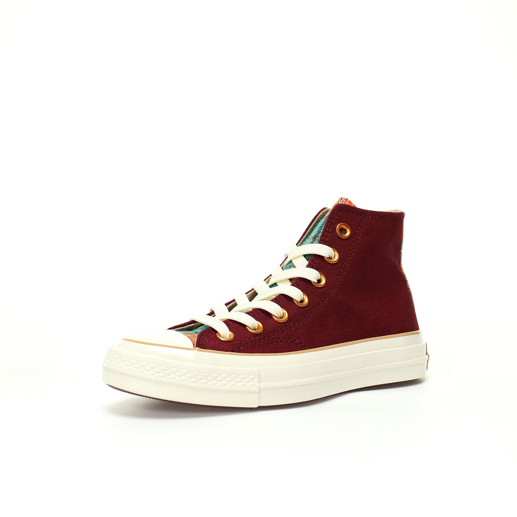 Converse Chuck Taylor All Star 1970 High "Canvas Plaid/ Deep Bordeaux" - Banlieue91