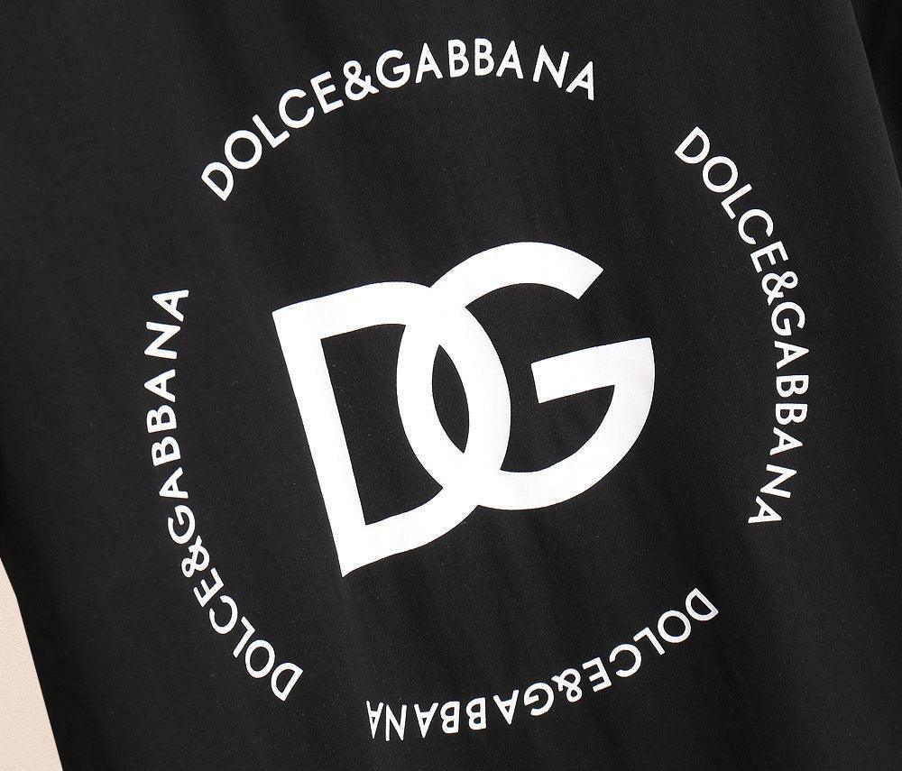 Dolce & Gabbana T-Shirt Without Collar 'Black & White' - Banlieue91