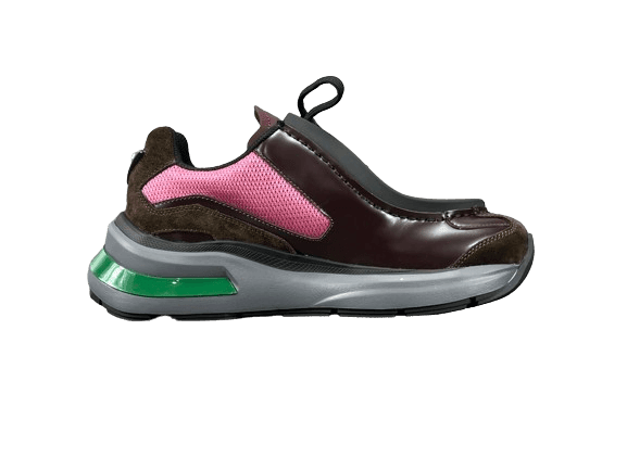 Prada Brushed Leather Bike Fabric Suede Garnet "Peony Pink" - Banlieue91