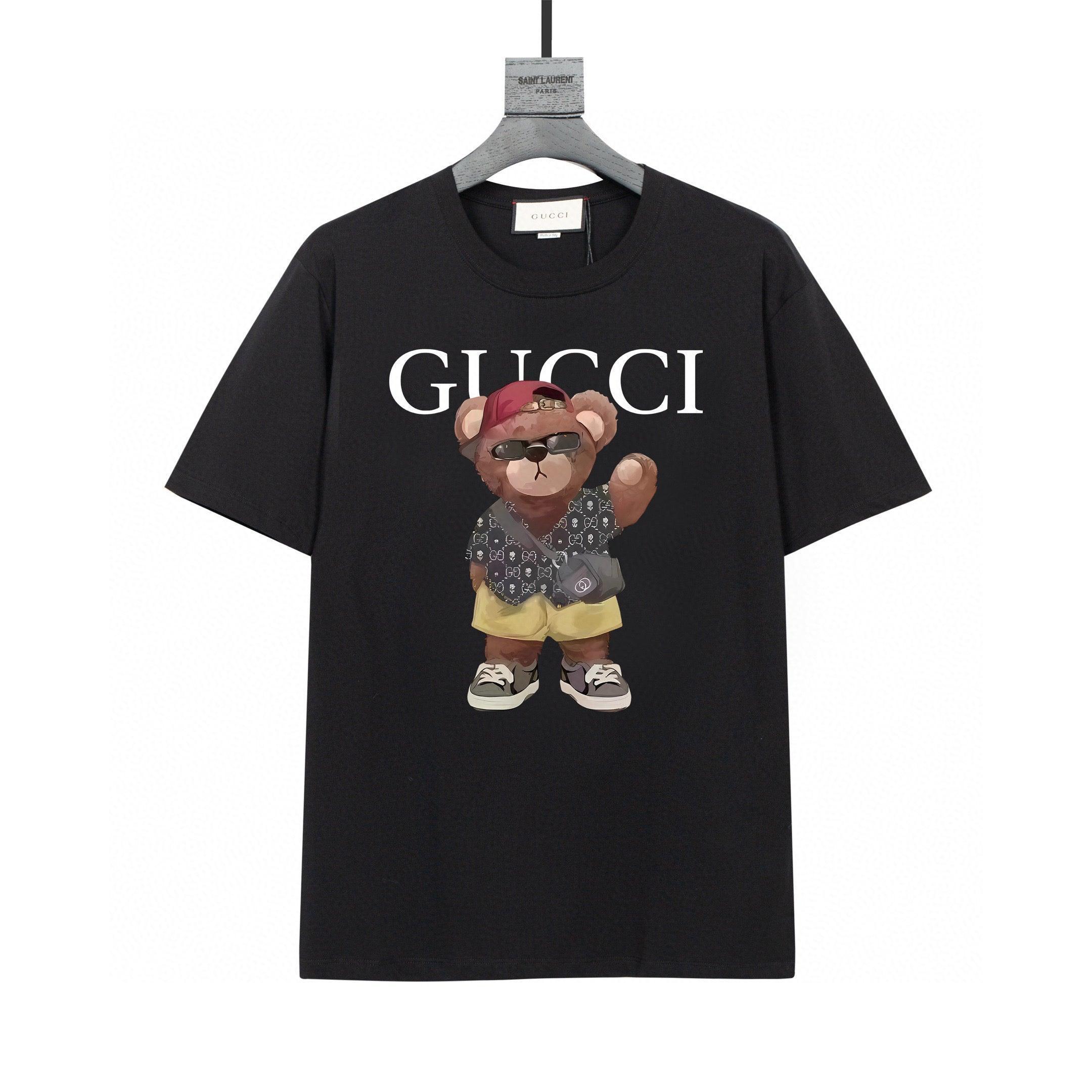 Gucci T-Shirt Without Collar 'Black' - Banlieue91