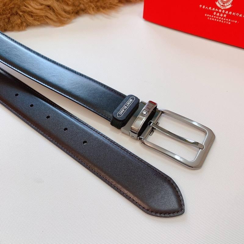 Mont Blanc Men's Belt 'Black' - Banlieue91