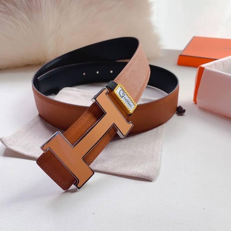 Hermes Men Beige Buckle Belt 'Beige' - Banlieue91