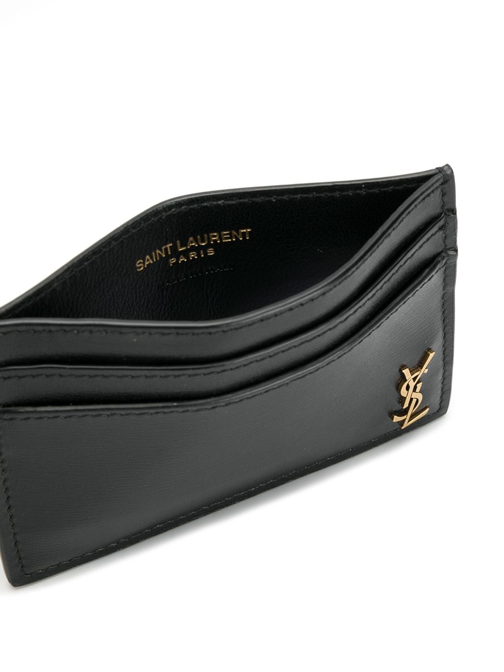 SAINT LAURENT Mini Leather Card Case - Banlieue91 -