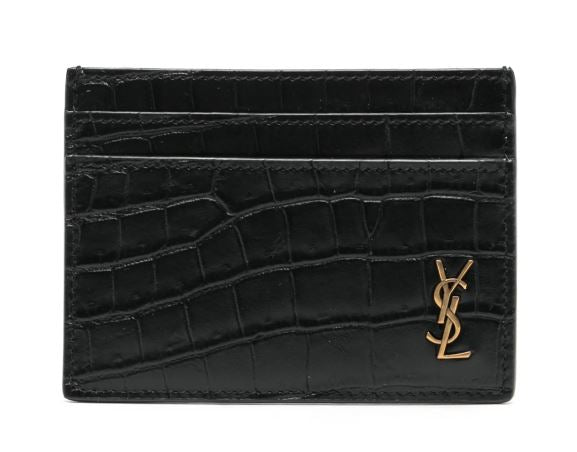 SAINT LAURENT Mini Leather Wallet for Men - Banlieue91 -