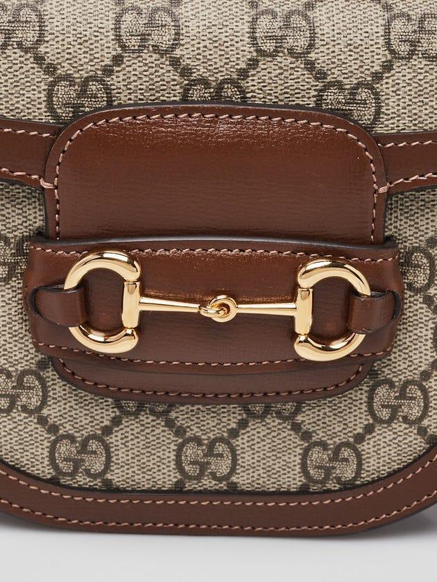 Gucci Beige GG Supreme Coated Canvas Horsebit 1955 Belt Bag - Banlieue91