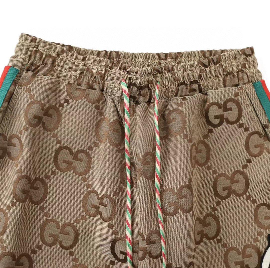 Gucci Long Pant 'Brown/Red/Green' - Banlieue91