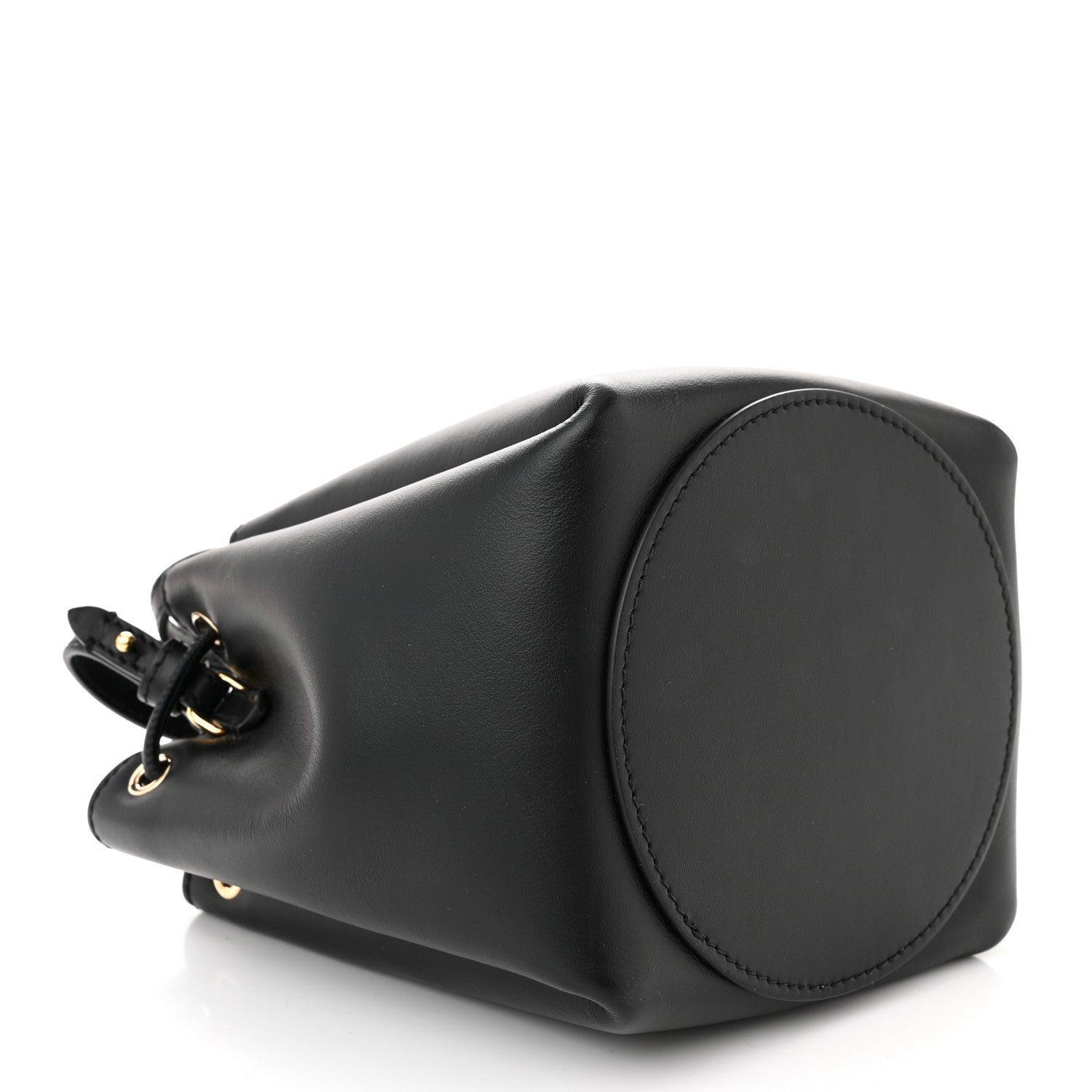 Burberry Calfskin Monogram Motif TB Bucket Black - Banlieue91