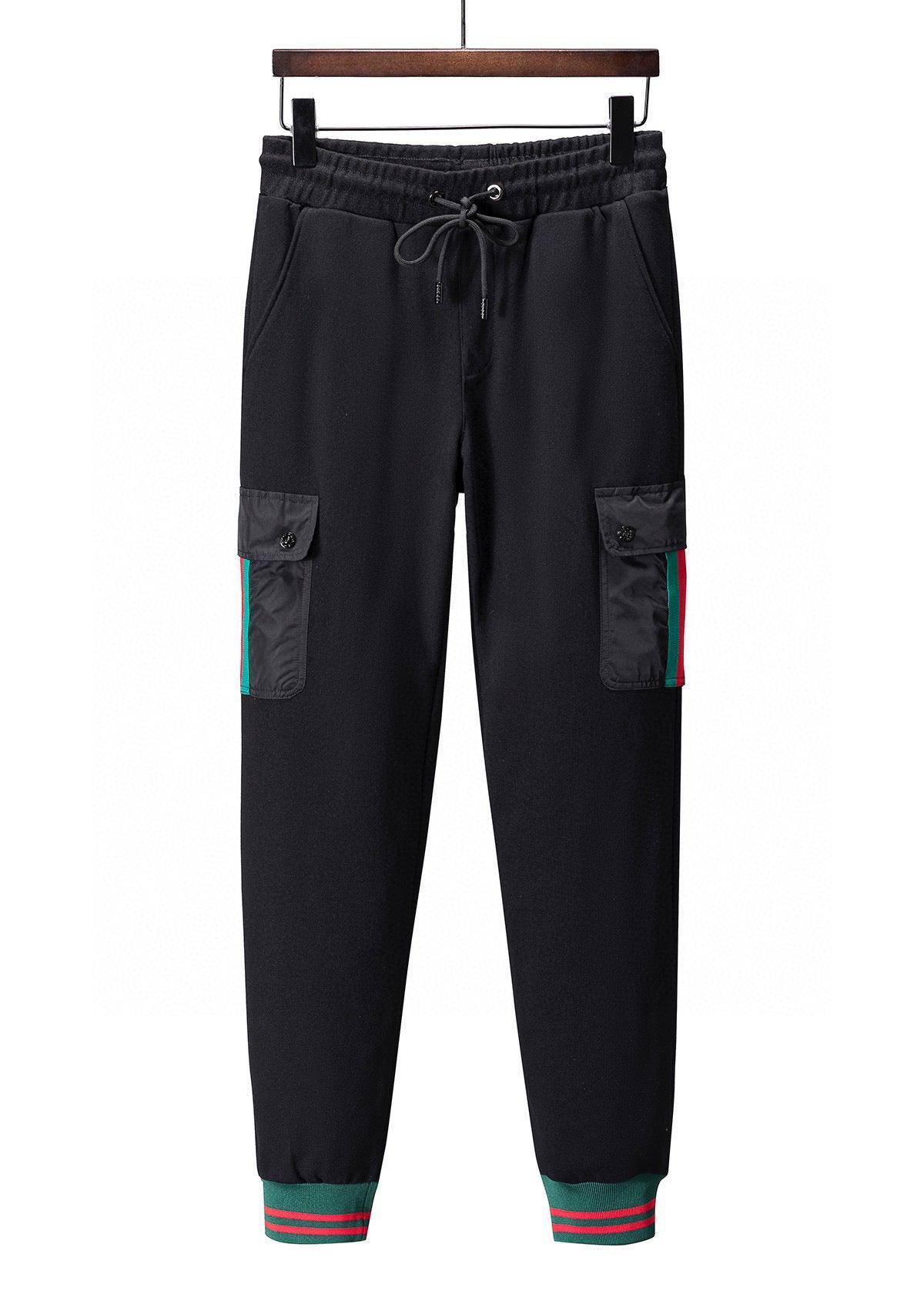 Gucci Long Pant 'Black/Green/Red' - Banlieue91