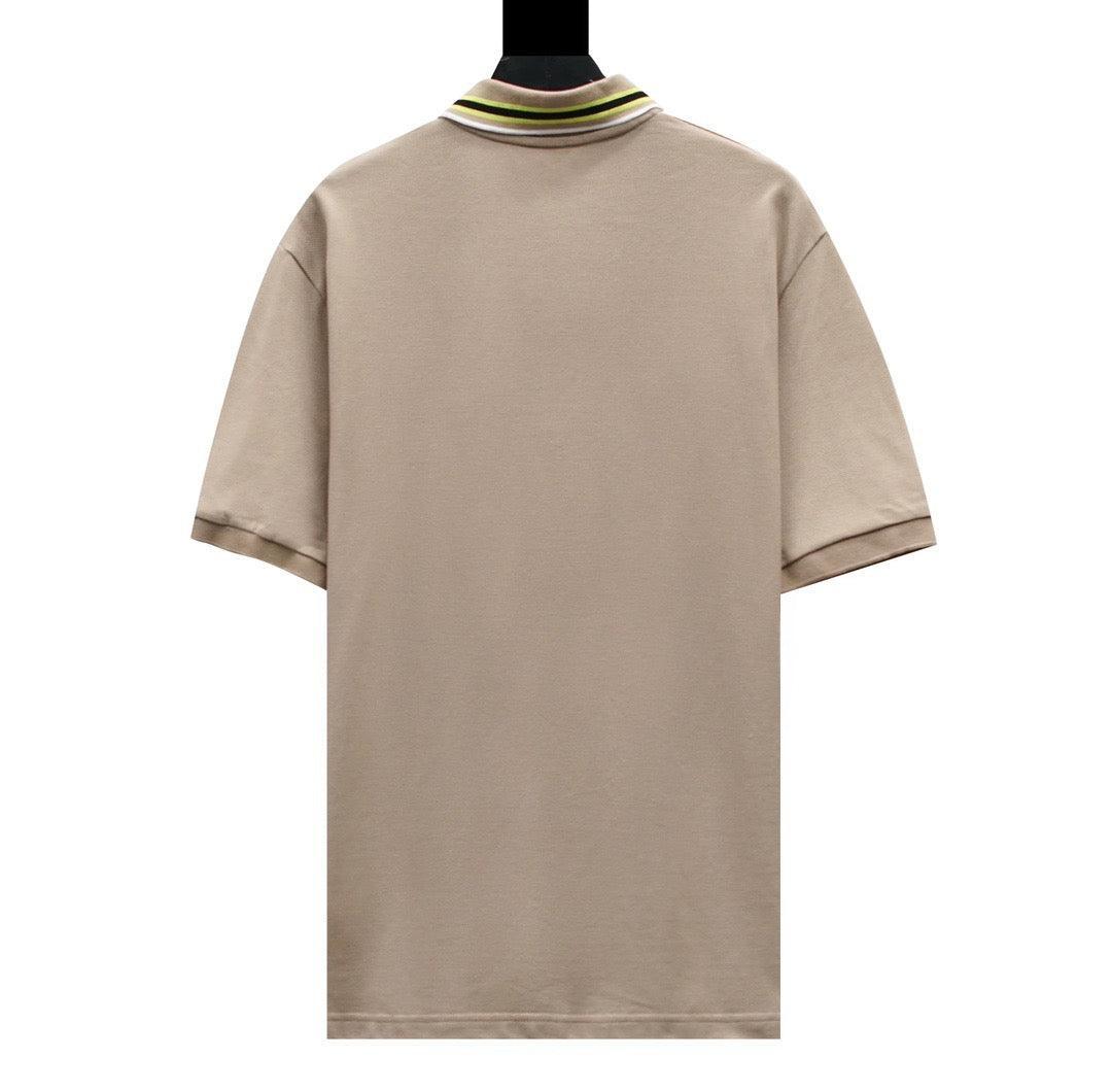 Gucci Light Brown T-shirt with a collar - Banlieue91