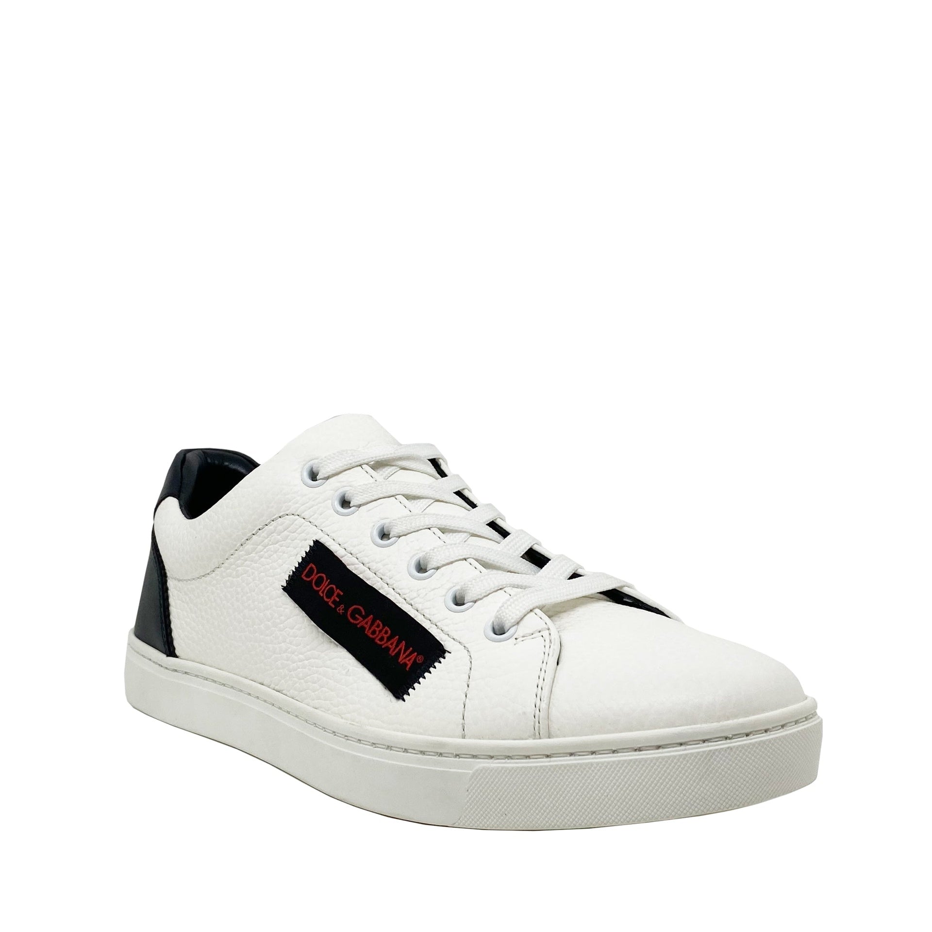 Dolce & Gabbana Logo Leather Sneakers - Banlieue91 -