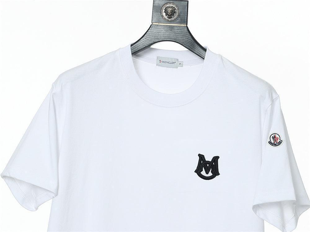 Moncler T-Shirt Without Collar 'White' - Banlieue91
