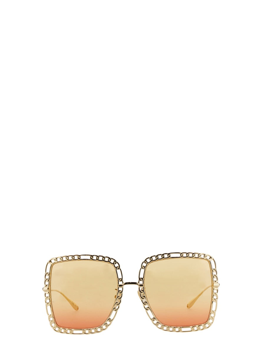 GUCCI Rectangular Mini Sunglasses for Women - Banlieue91 -