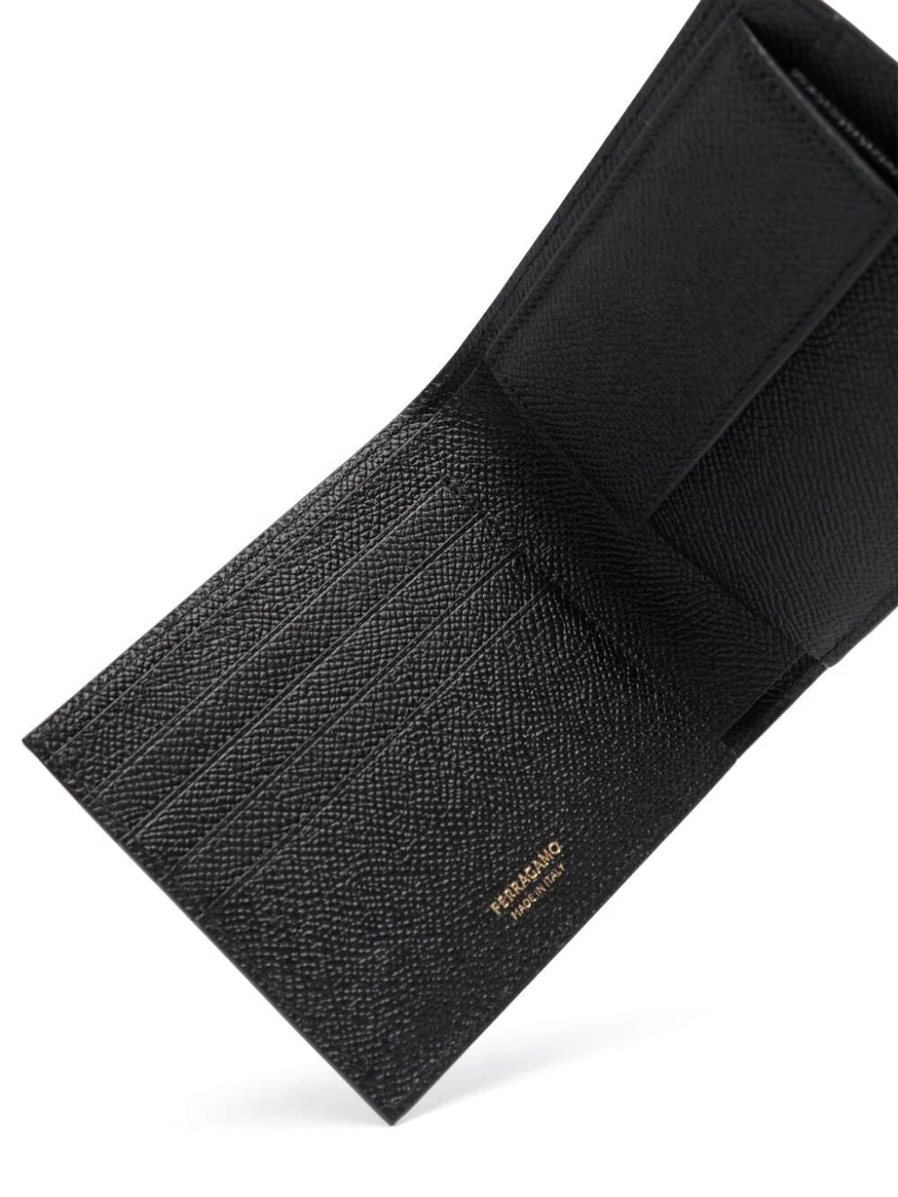 Ferragamo Mini Hammered Leather Wallet - Banlieue91 -