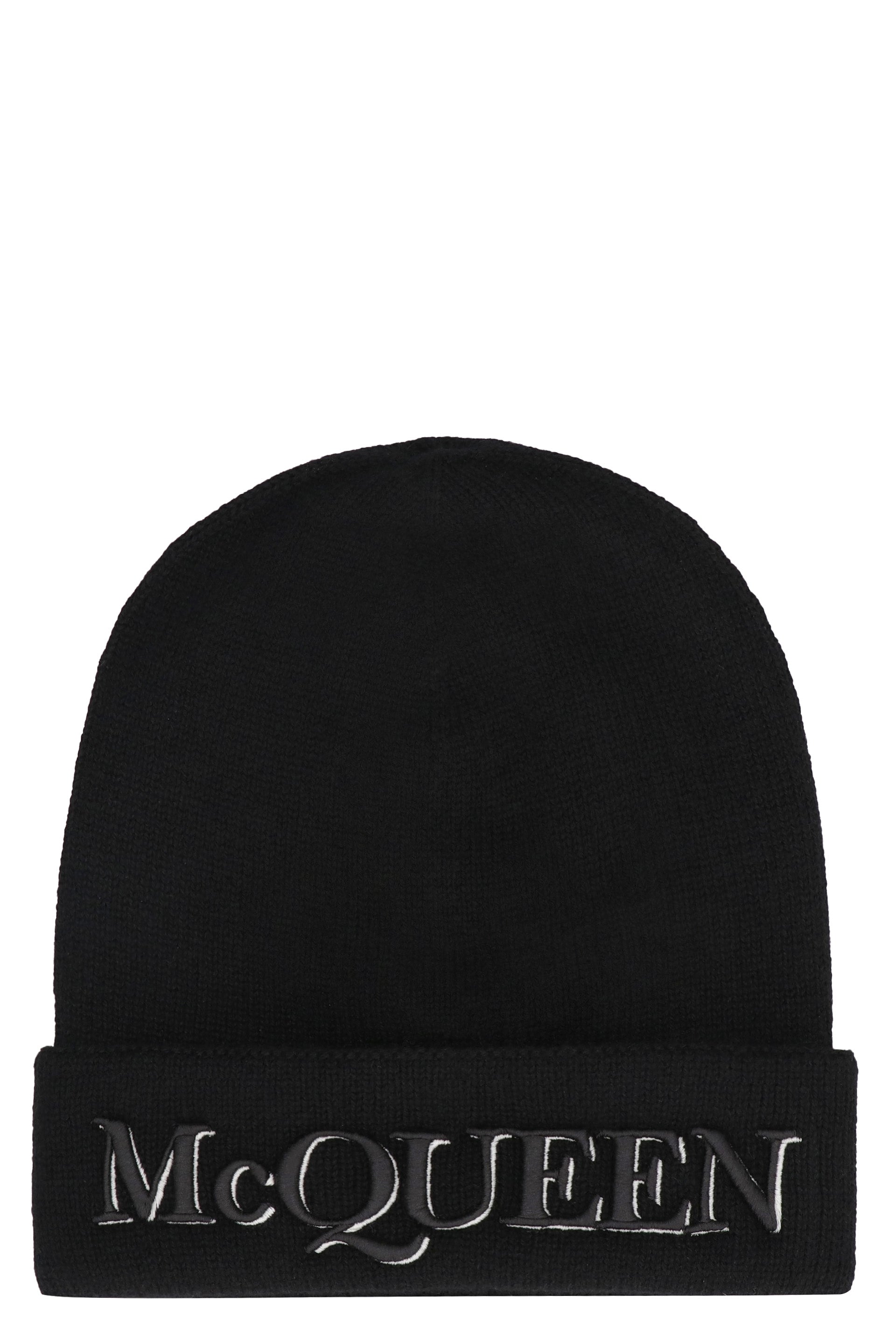 ALEXANDER MCQUEEN Cashmere Beanie Hat for Men - Banlieue91 -