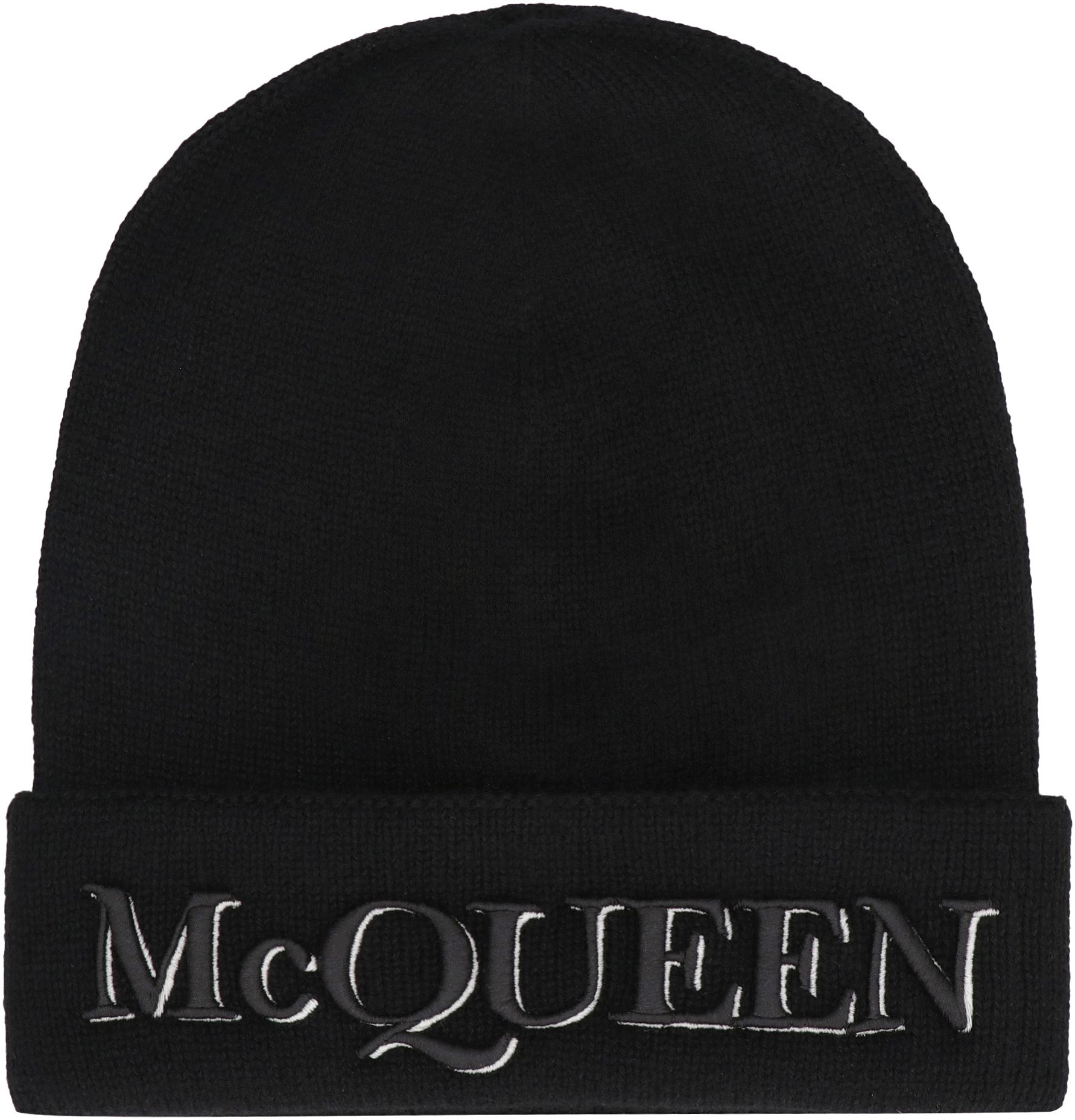 ALEXANDER MCQUEEN Cashmere Beanie Hat for Men - Banlieue91 -