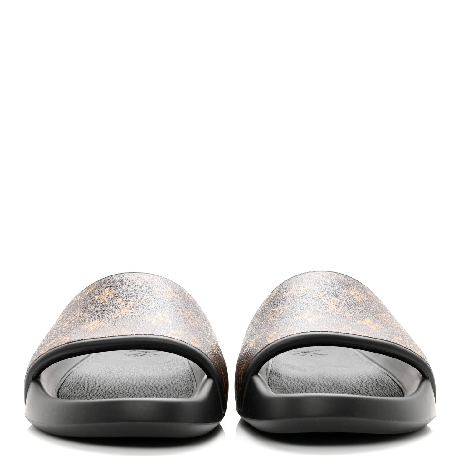Louis Vuitton Rubber Monogram Men's Waterfront Mules 'Brown'