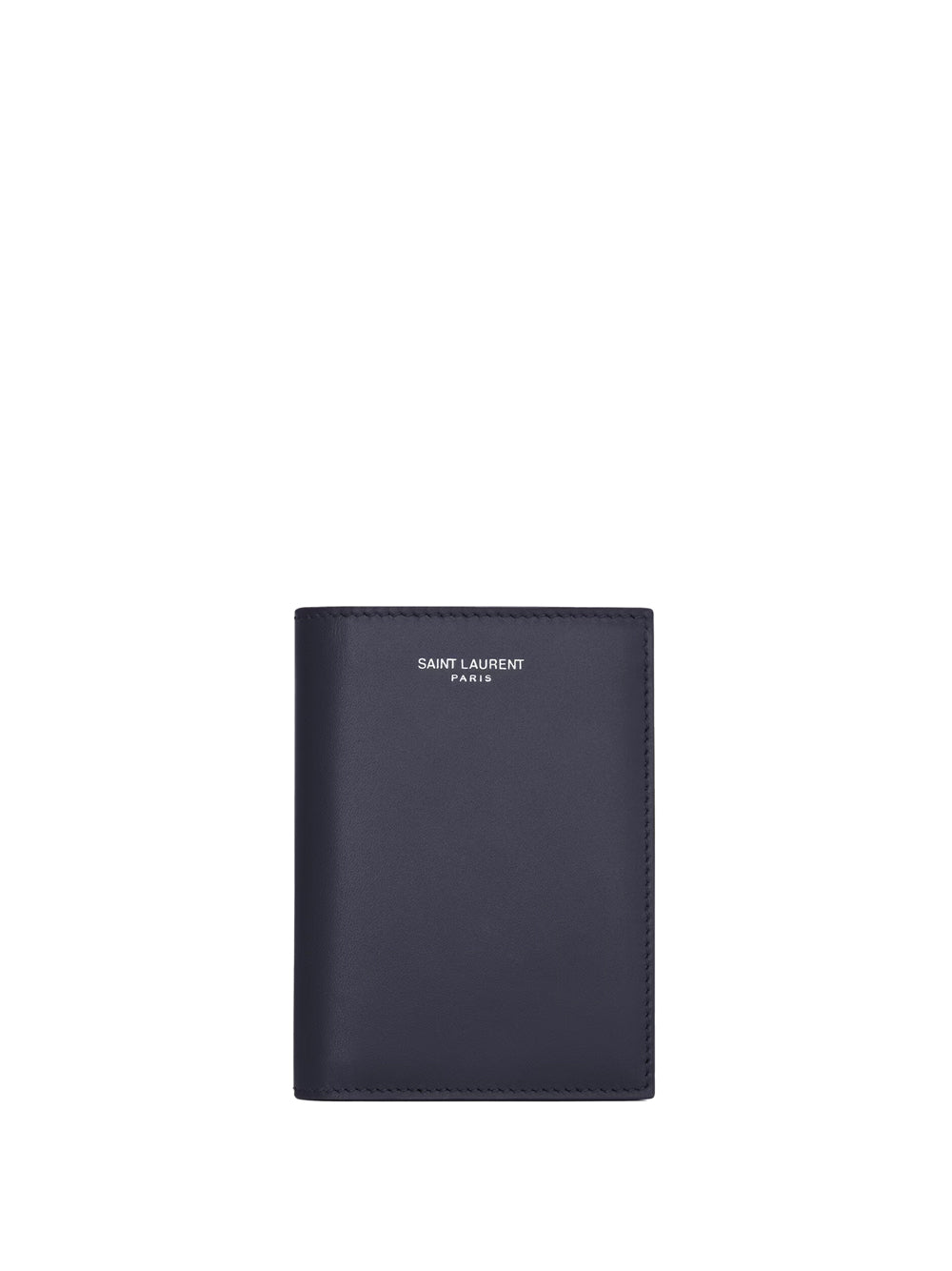 SAINT LAURENT Men's Mini Compact Wallet with Embossed Signature - Banlieue91 -