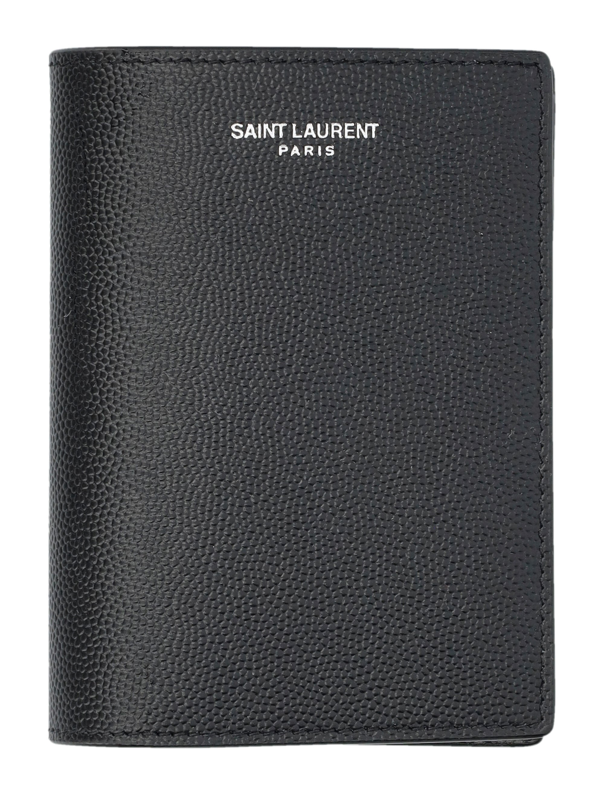 SAINT LAURENT Vertical Bi-Fold Wallet - FW25 - Banlieue91 -