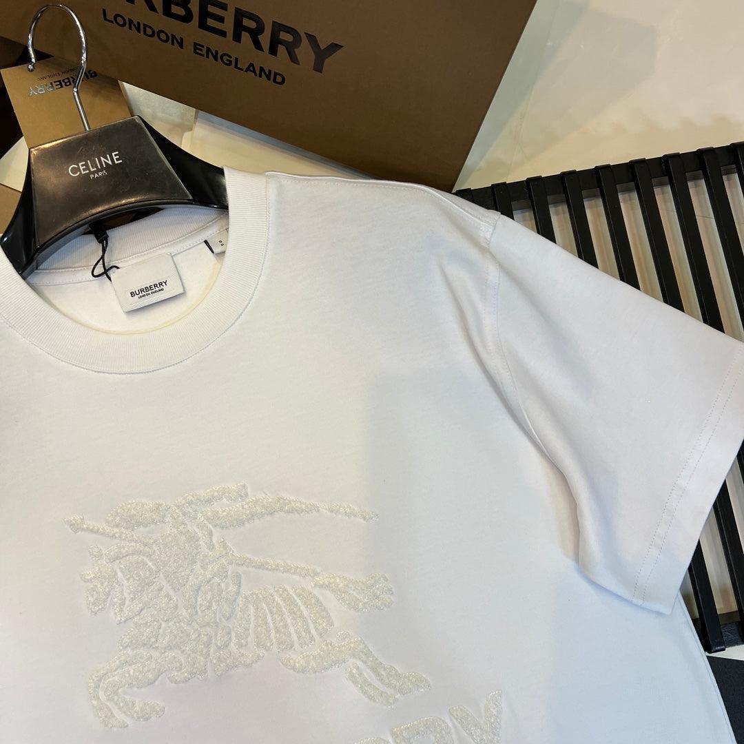 Burberry T-Shirt Without Collar 'White' - Banlieue91