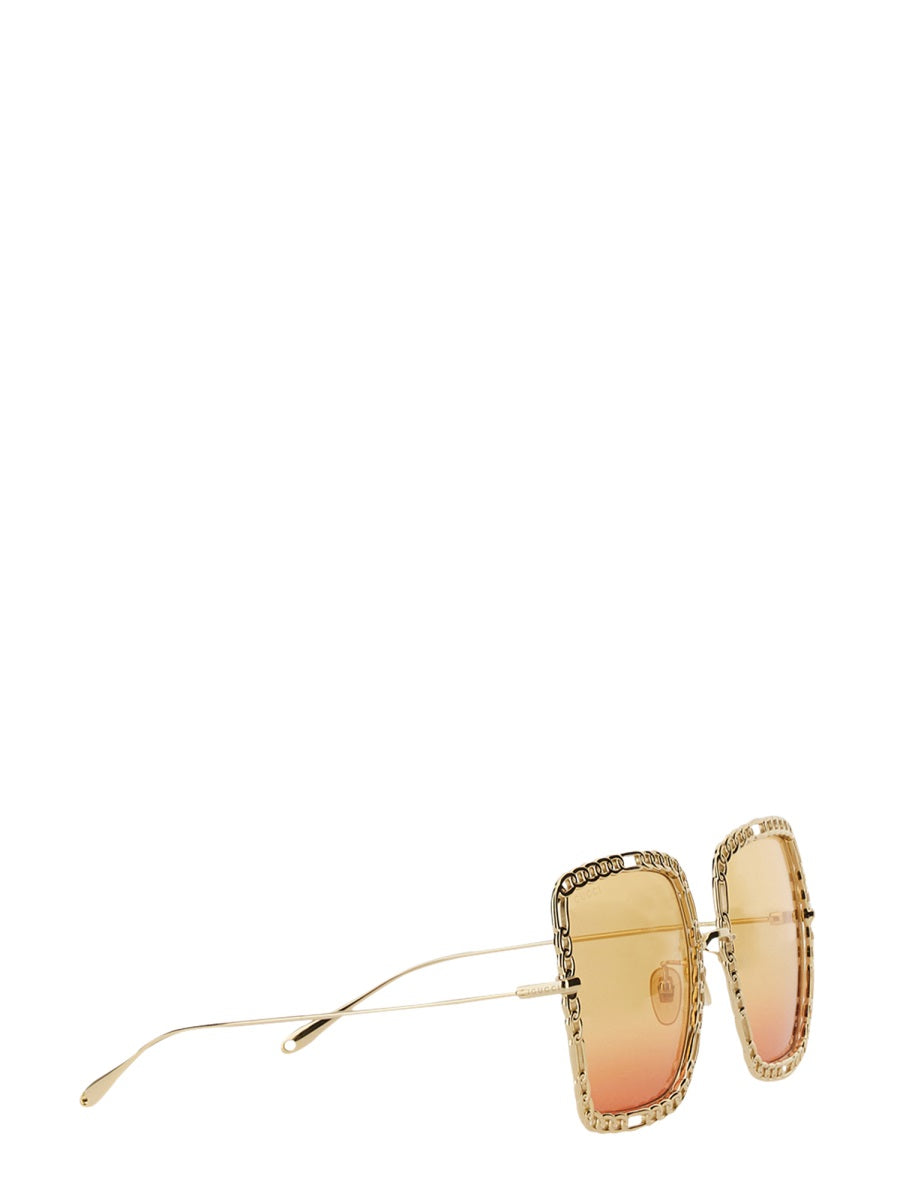 GUCCI Rectangular Mini Sunglasses for Women - Banlieue91 -